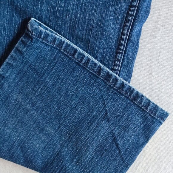 Croft&Barrow jeans women's size 8P denim blue straight leg stretch - Picture 7 of 13